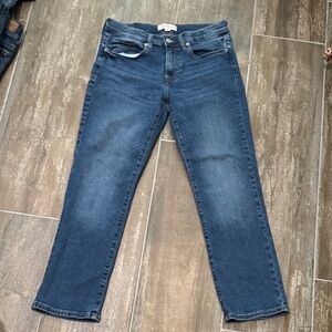 Lucky Brand Sweet Crop Blue Ankle Jeans